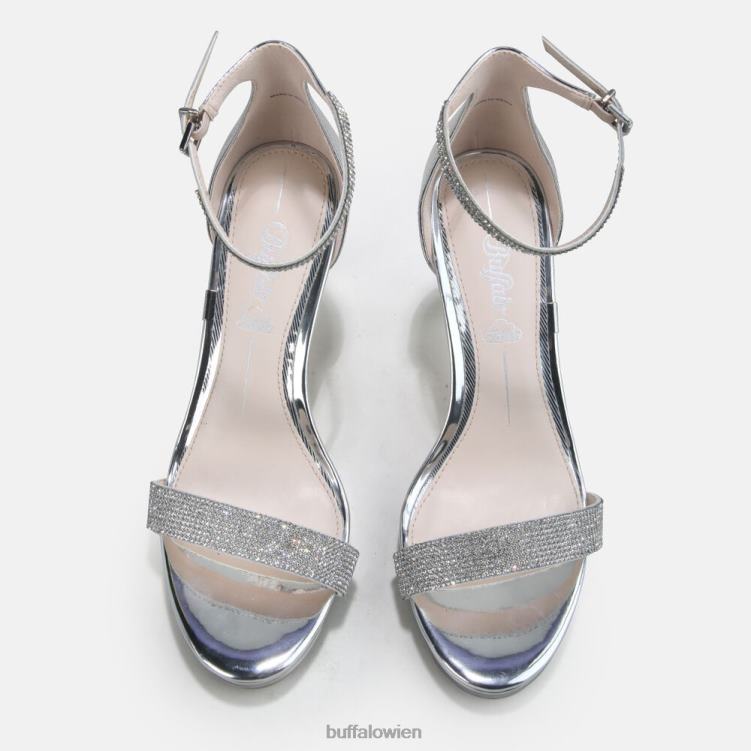 bei Buffalo Monroe 2 Sandale vegan Silber 0FX48224 |Sandalen