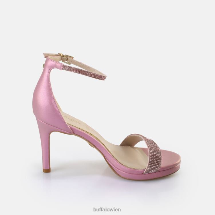 bei Buffalo Monroe 2 Sandaletten vegan rosa metallic 0FX48231 |Sandalen