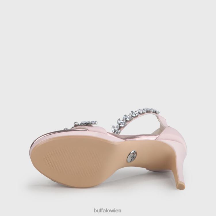 bei Buffalo Pia-Sandale mit Knöchelriemen Rosa 0FX48779 |Sandalen