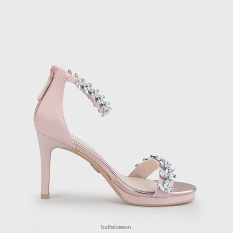 bei Buffalo Pia-Sandale mit Knöchelriemen Rosa 0FX48779 |Sandalen