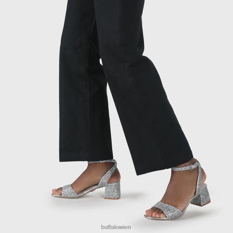 bei Buffalo Rainelle Knöchelriemensandalen vegan Silber 0FX48540 |Sandalen