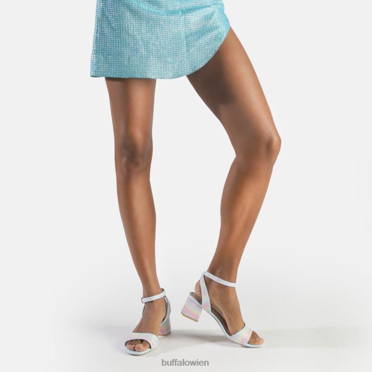 bei Buffalo Rainelle-Sandalen mit Absatz, vegan Pastellmischung 0FX48539 |Sandalen