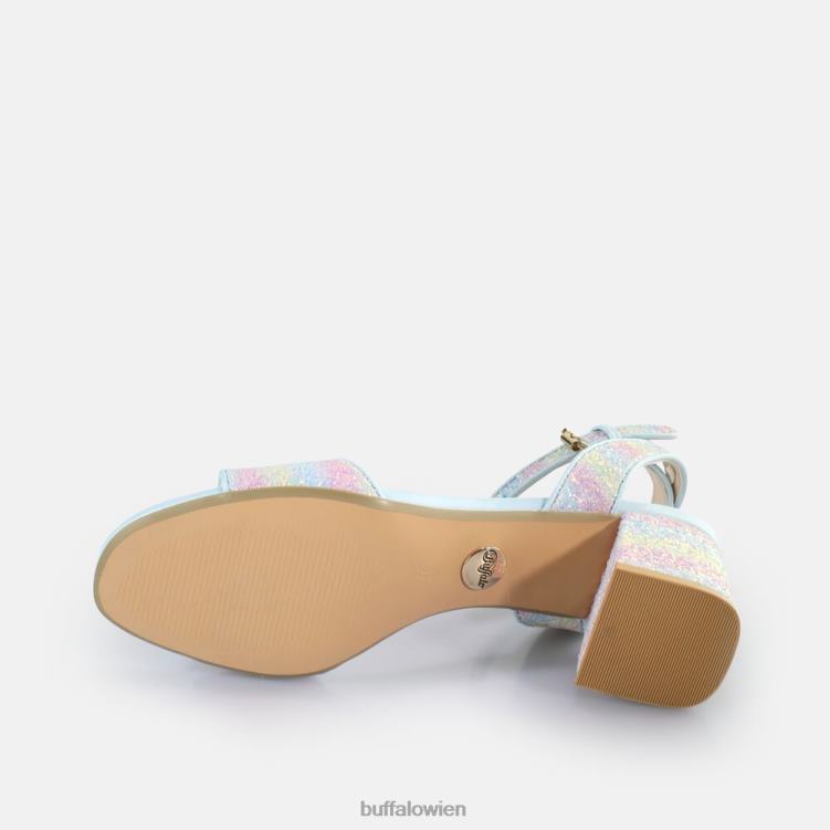 bei Buffalo Rainelle-Sandalen mit Absatz, vegan Pastellmischung 0FX48539 |Sandalen
