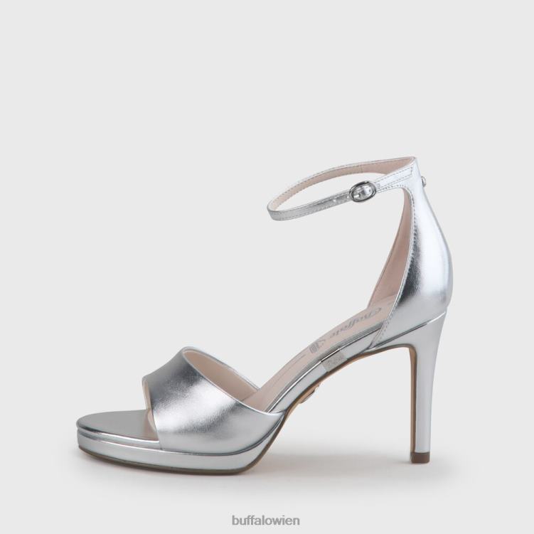 bei Buffalo Ronja Sandale mit Absatz Silber 0FX48171 |Sandalen