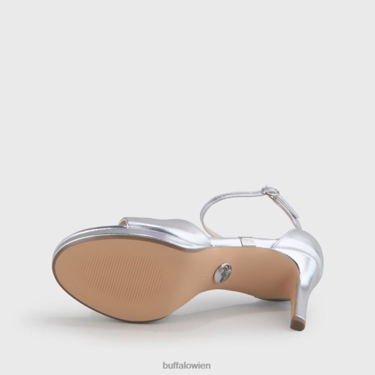 bei Buffalo Ronja Sandale mit Absatz Silber 0FX48171 |Sandalen