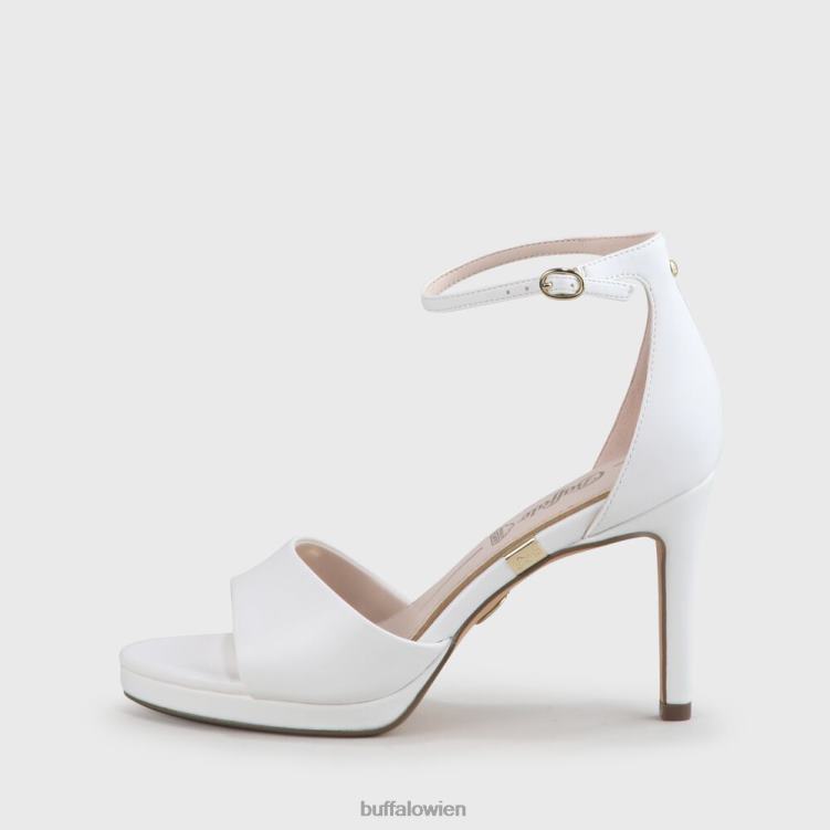 bei Buffalo Ronja Sandale mit Absatz Weiss 0FX48169 |Sandalen