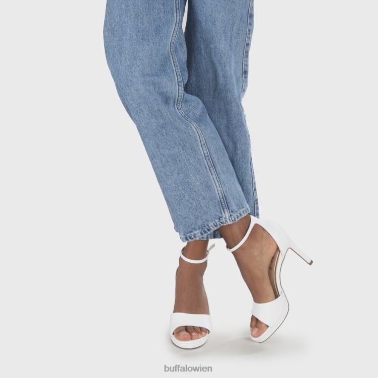bei Buffalo Ronja Sandale mit Absatz Weiss 0FX48169 |Sandalen
