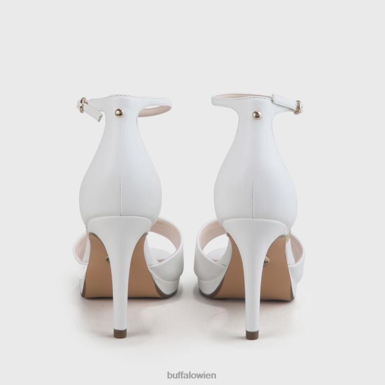 bei Buffalo Ronja Sandale mit Absatz Weiss 0FX48169 |Sandalen