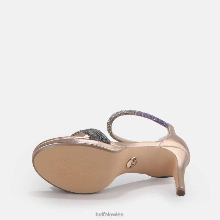 bei Buffalo Selma Sandale mit Absatz, vegan Beige 0FX48734 |Sandalen