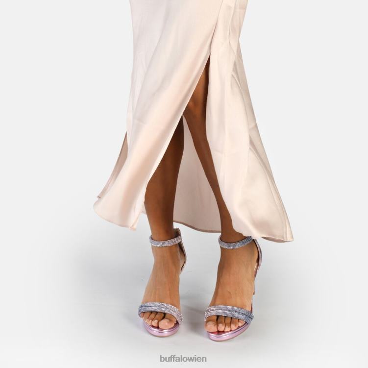 bei Buffalo Selma Sandale mit Absatz, vegan lila 0FX48736 |Sandalen