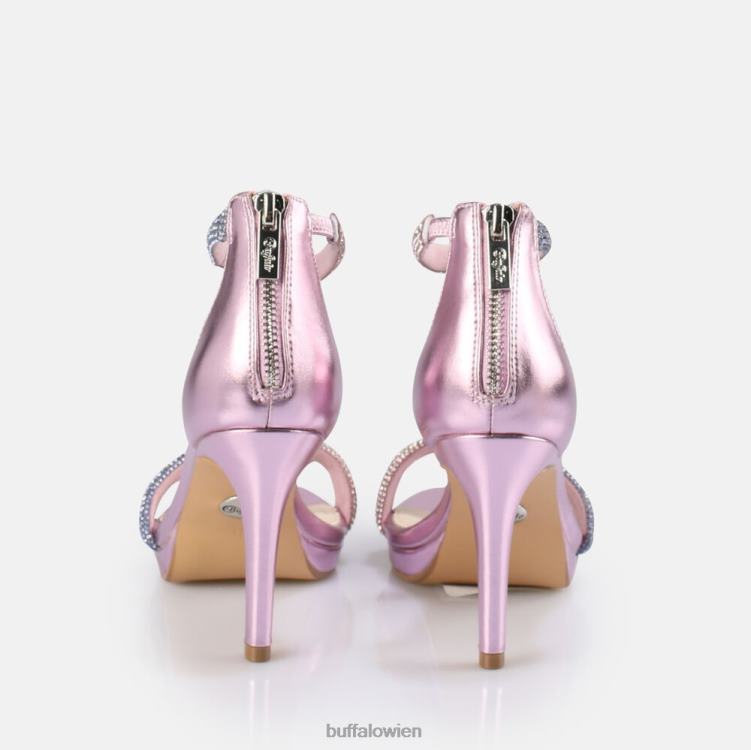 bei Buffalo Selma Sandale mit Absatz, vegan lila 0FX48736 |Sandalen