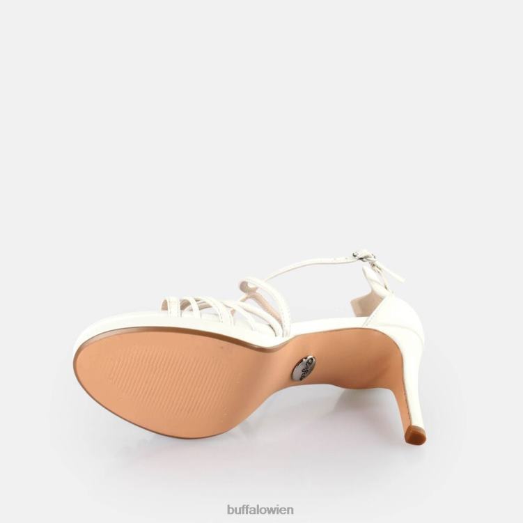 bei Buffalo Serena Sandaletten mit Schleifenabsatz, vegan Weiss 0FX48287 |Sandalen