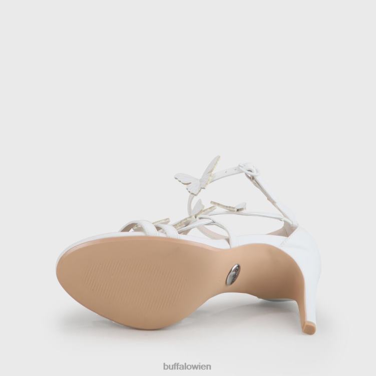 bei Buffalo Yana-Sandale mit Knöchelriemen Elfenbein 0FX48669 |Sandalen