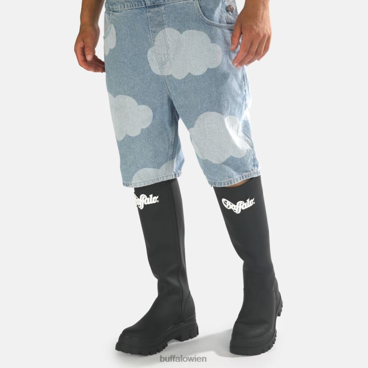 bei Buffalo Aspha Rain Hi Gummistiefel vegan Schwarz 0FX48726 |Stiefel