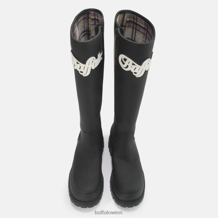 bei Buffalo Aspha Rain Hi Gummistiefel vegan Schwarz 0FX48726 |Stiefel