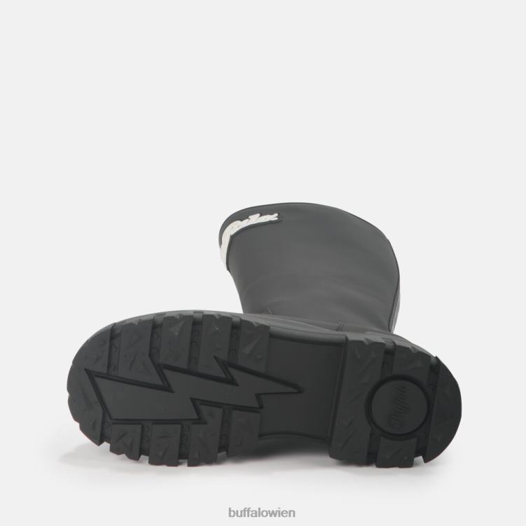 bei Buffalo Aspha Rain Hi Gummistiefel vegan Schwarz 0FX48726 |Stiefel