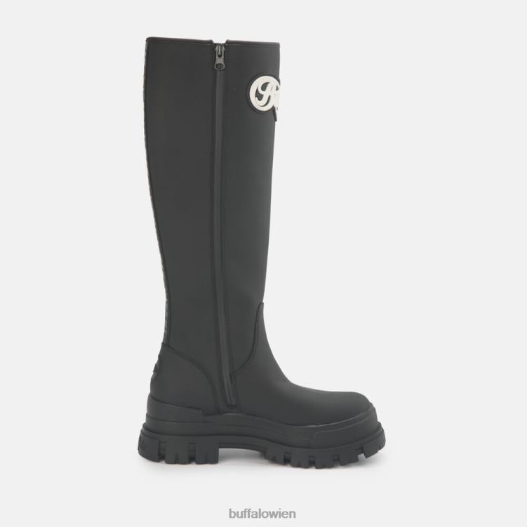 bei Buffalo Aspha Rain Hi Gummistiefel vegan Schwarz 0FX48726 |Stiefel