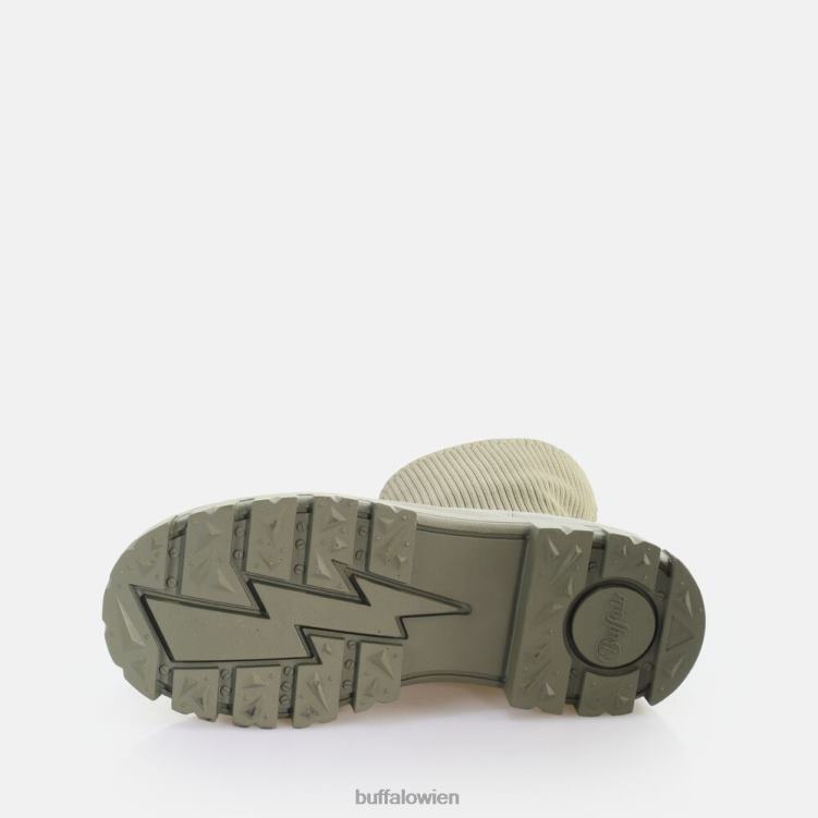 bei Buffalo Aspha Sock Boot Kurzstiefel vegan Olive 0FX48652 |Stiefel