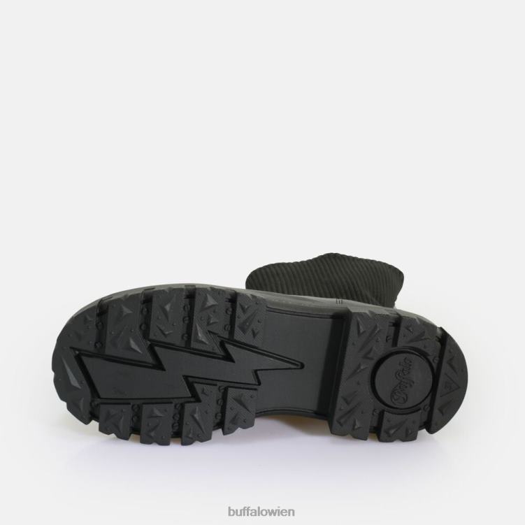 bei Buffalo Aspha Sock Boot Kurzstiefel vegan Schwarz 0FX48538 |Stiefel