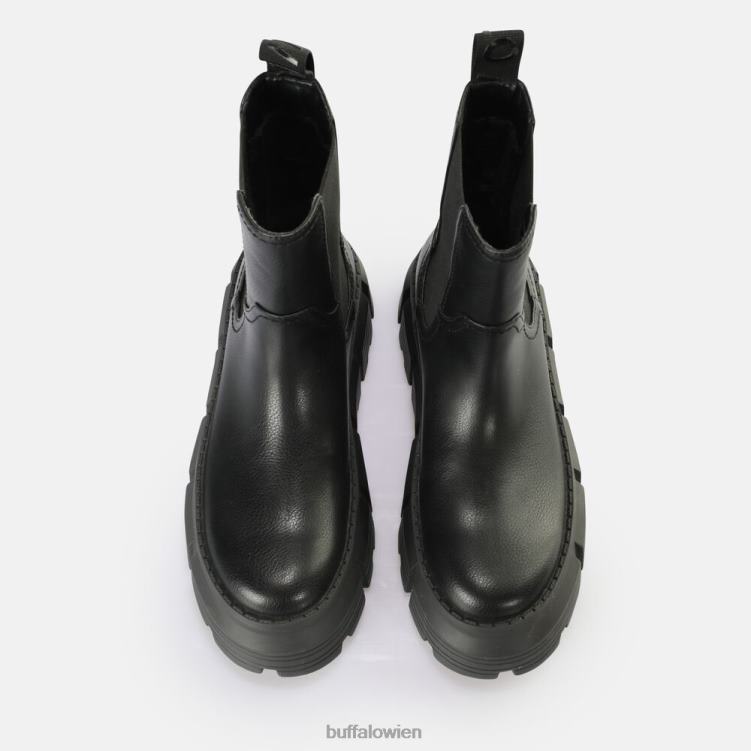 bei Buffalo Ava Chelsea vegane Stiefel Schwarz 0FX48619 |Stiefel