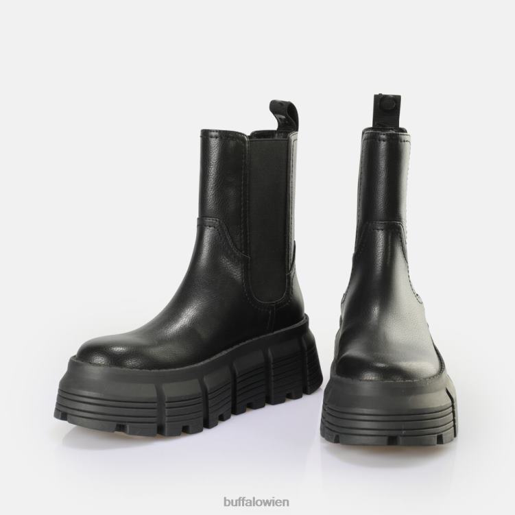bei Buffalo Ava Chelsea vegane Stiefel Schwarz 0FX48891 |Stiefel