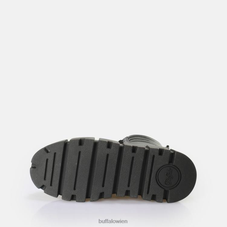 bei Buffalo Ava Laceup Mid Boot vegan Schwarz 0FX48894 |Stiefel