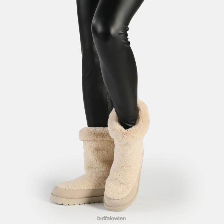 bei Buffalo Eve-Schlupfstiefel vegan Creme 0FX48622 |Stiefel