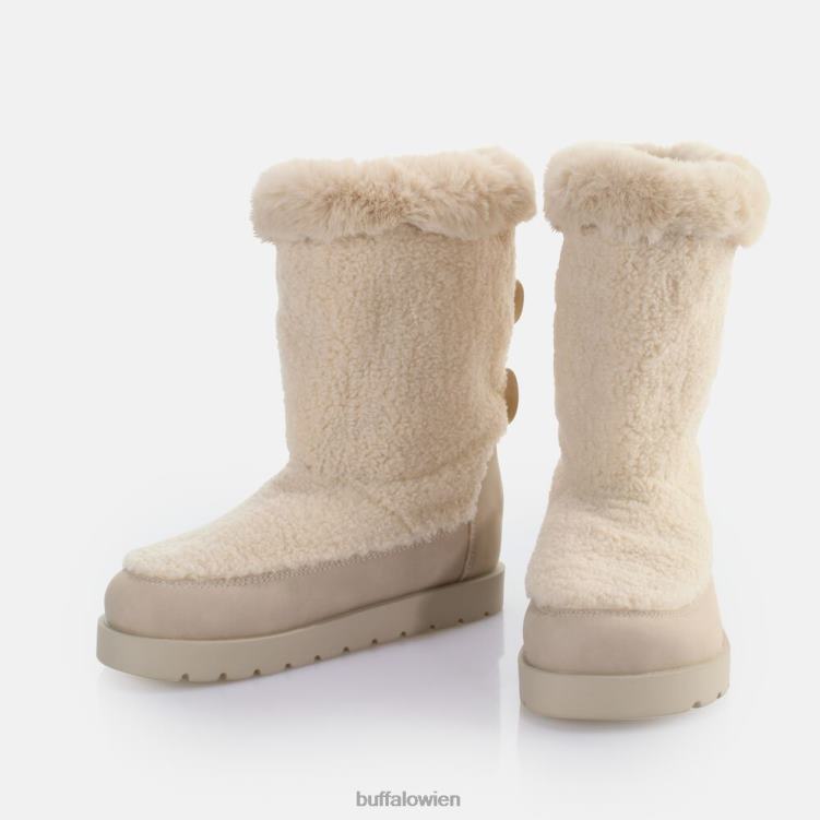 bei Buffalo Eve-Schlupfstiefel vegan Creme 0FX48622 |Stiefel