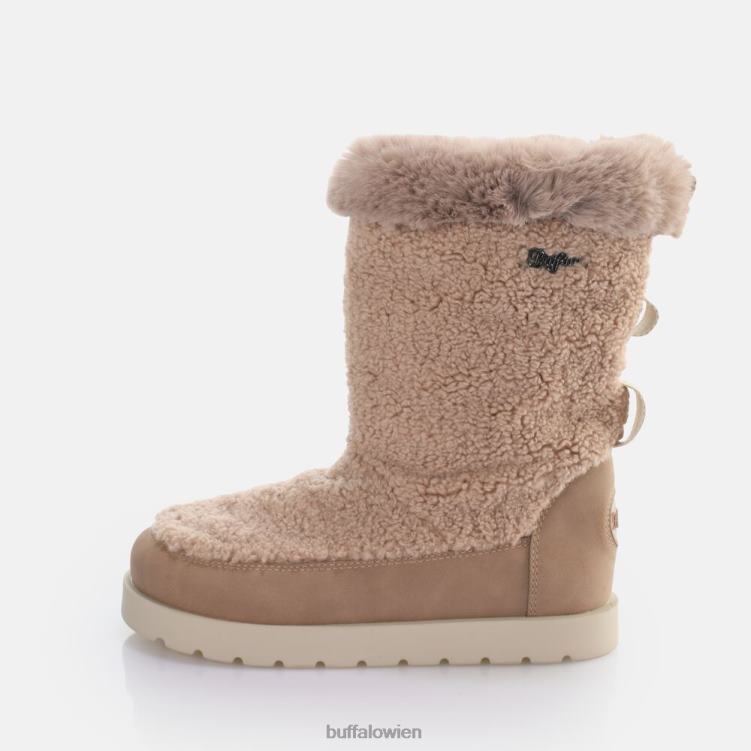bei Buffalo Eve-Schlupfstiefel vegan Taupe 0FX48826 |Stiefel