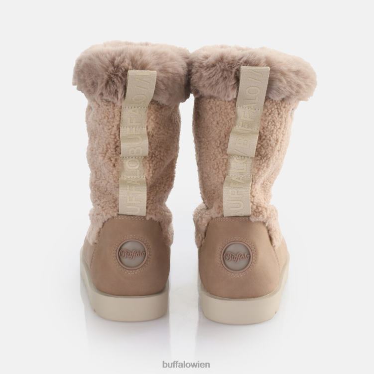 bei Buffalo Eve-Schlupfstiefel vegan Taupe 0FX48826 |Stiefel