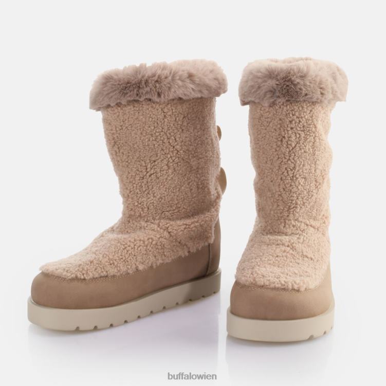bei Buffalo Eve-Schlupfstiefel vegan Taupe 0FX48826 |Stiefel