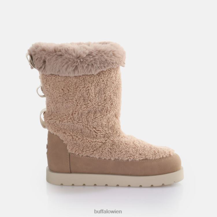 bei Buffalo Eve-Schlupfstiefel vegan Taupe 0FX48826 |Stiefel