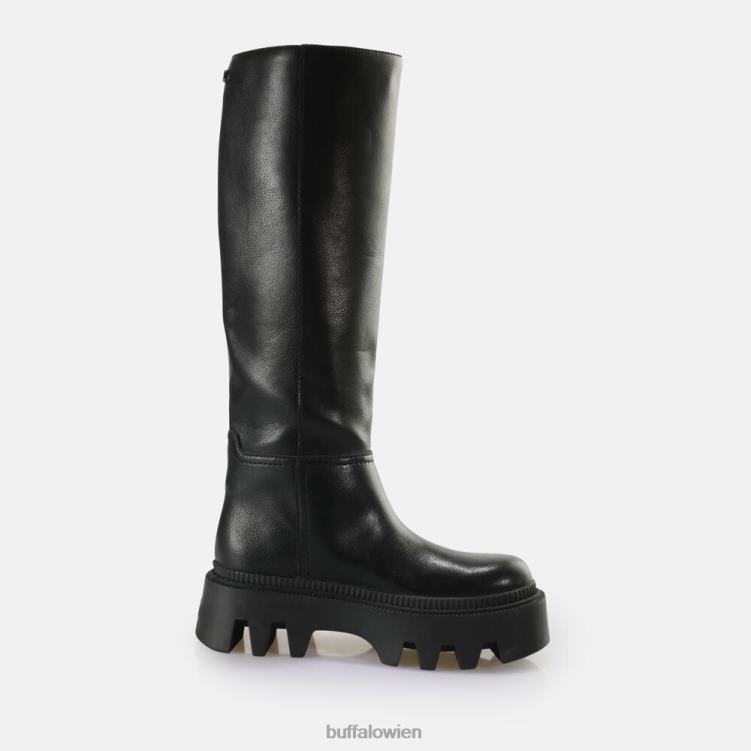 bei Buffalo Flora Boot Boot vegan Schwarz 0FX48361 |Stiefel