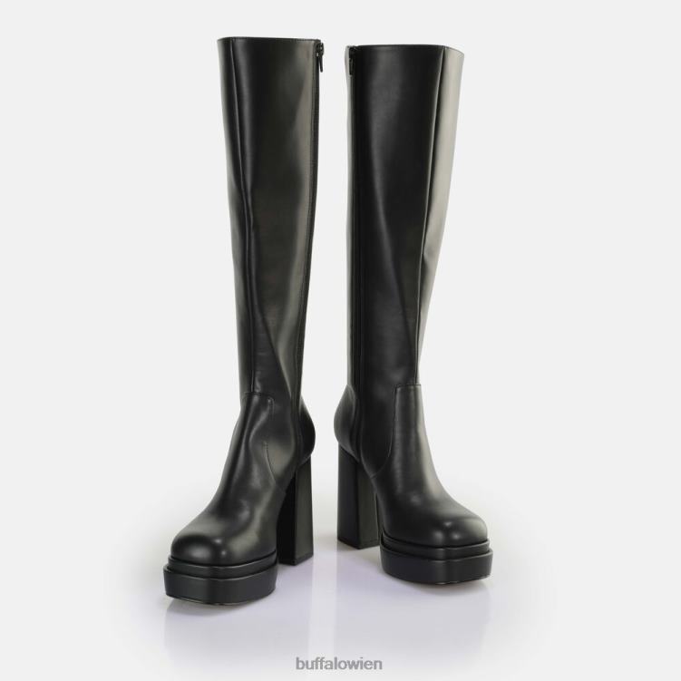 bei Buffalo May Boot Hi Boot Vegan Schwarz 0FX48388 |Stiefel