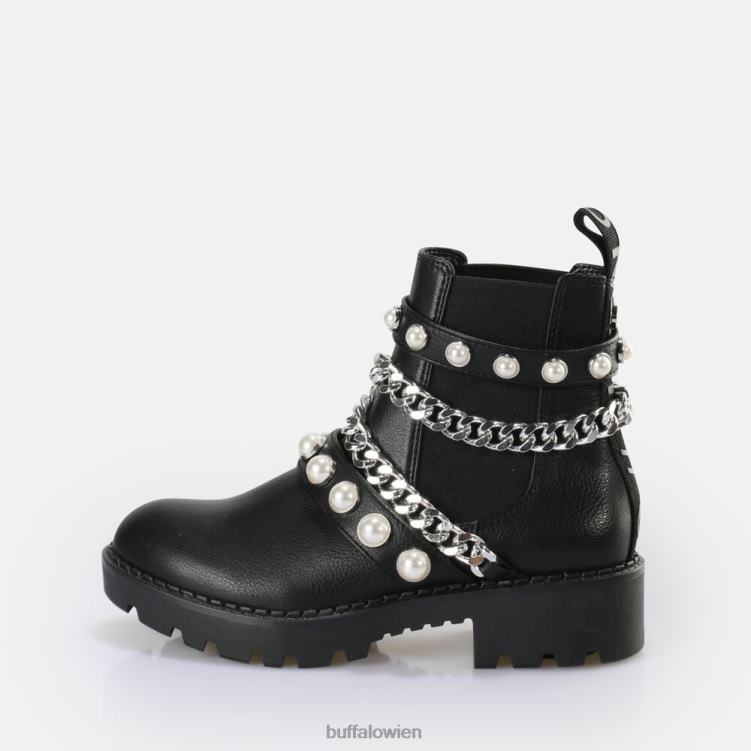 bei Buffalo Wave Pearl Chelsea Boot vegan Schwarz 0FX48618 |Stiefel