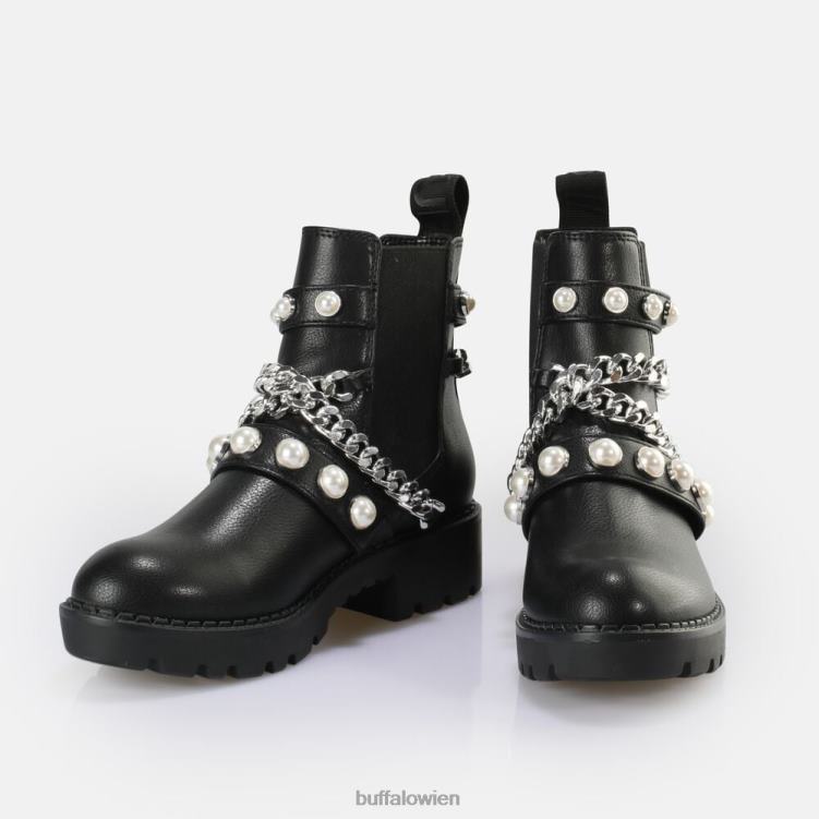 bei Buffalo Wave Pearl Chelsea Boot vegan Schwarz 0FX48618 |Stiefel