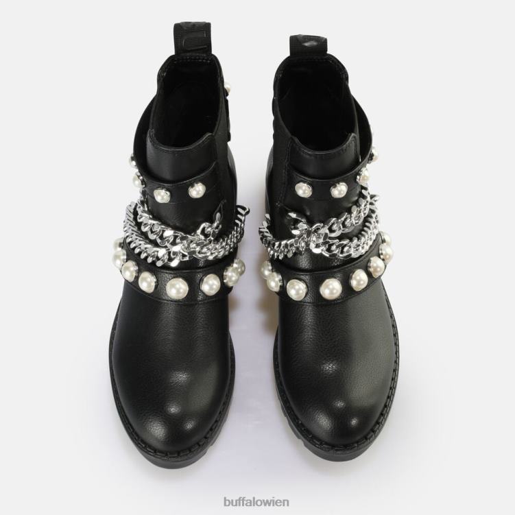 bei Buffalo Wave Pearl Chelsea Boot vegan Schwarz 0FX48618 |Stiefel