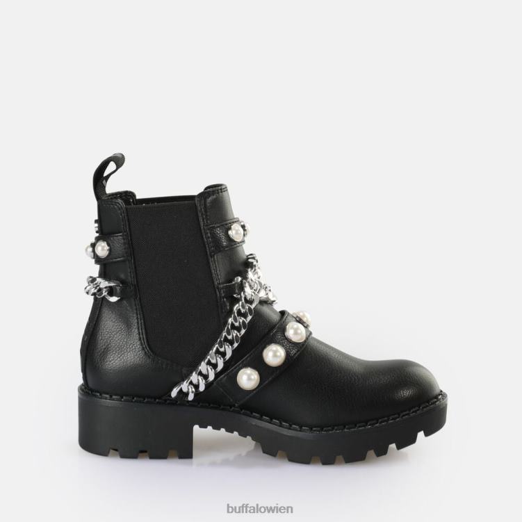 bei Buffalo Wave Pearl Chelsea Boot vegan Schwarz 0FX48618 |Stiefel