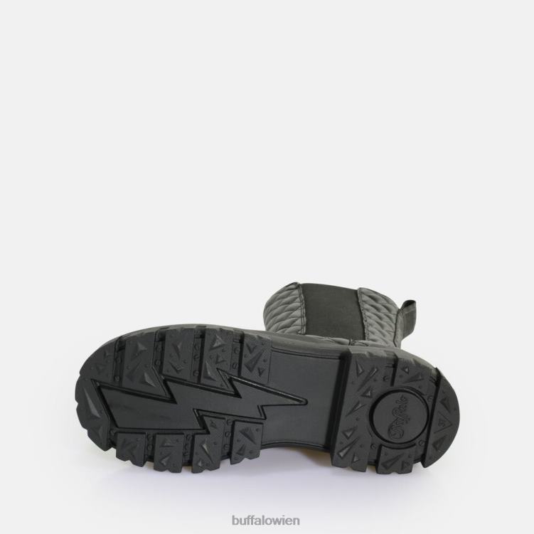 bei Buffalo aspha clf chelsea hi veganes Nappaleder schwarze Unterlage 0FX48333 |Stiefel