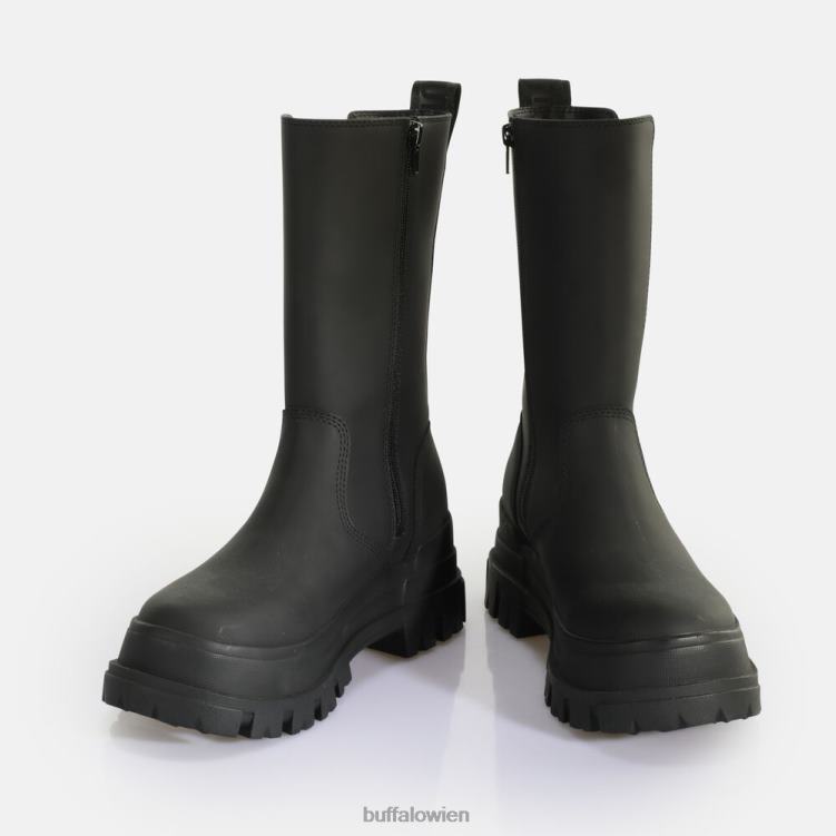 bei Buffalo aspha clf rain chelsea hi boot vegan Schwarz 0FX48616 |Stiefel