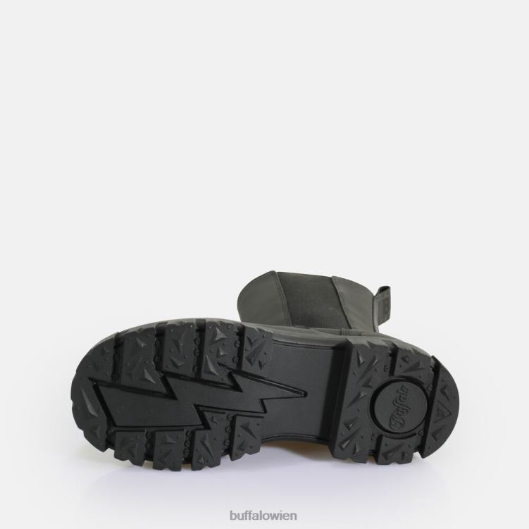 bei Buffalo aspha clf rain chelsea hi boot vegan Schwarz 0FX48616 |Stiefel