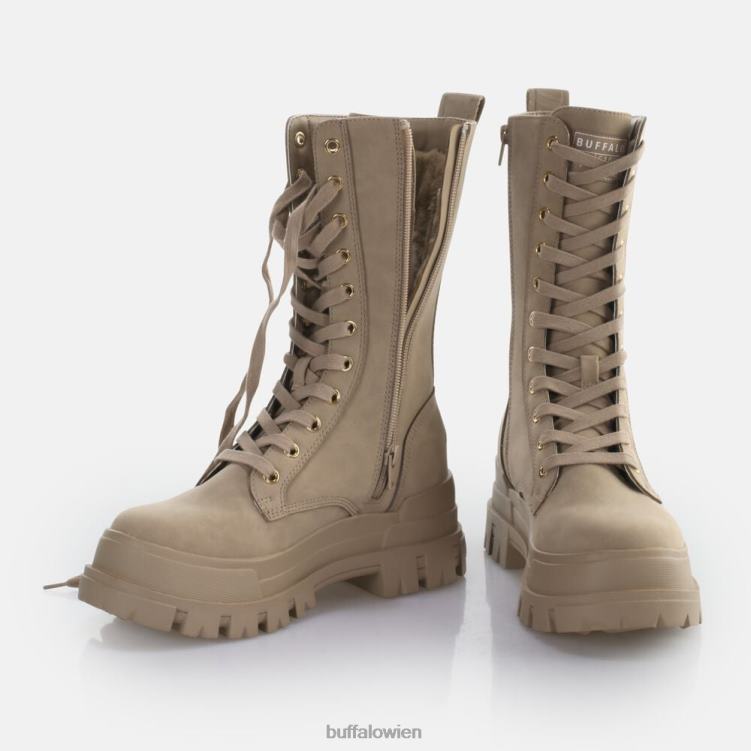 bei Buffalo aspha clf warmer Schnürstiefel vegan Beige 0FX48548 |Stiefel