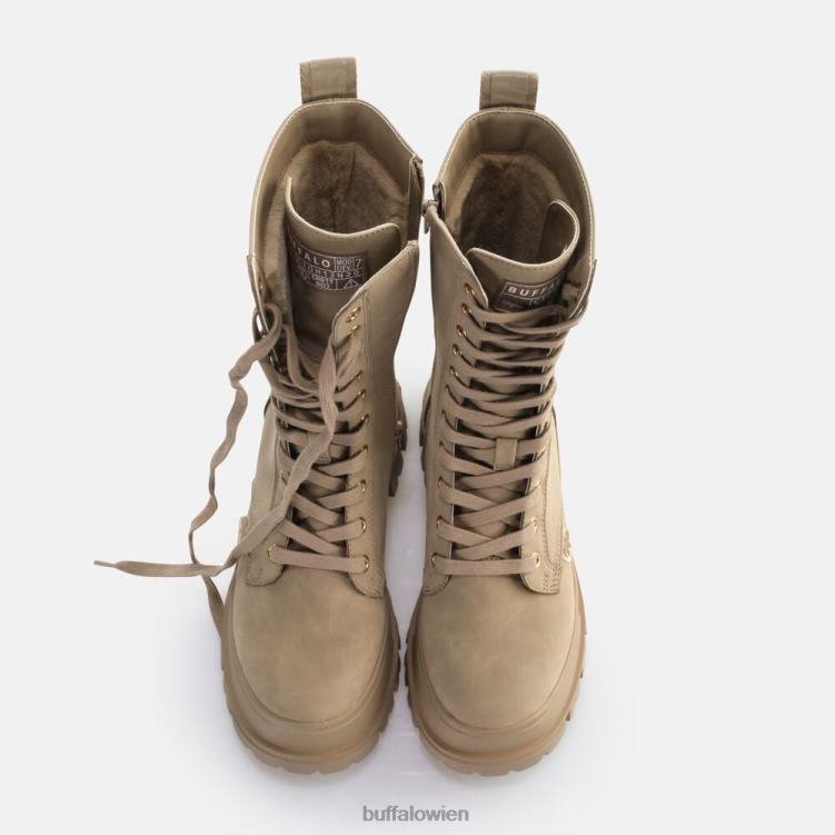 bei Buffalo aspha clf warmer Schnürstiefel vegan Beige 0FX48548 |Stiefel