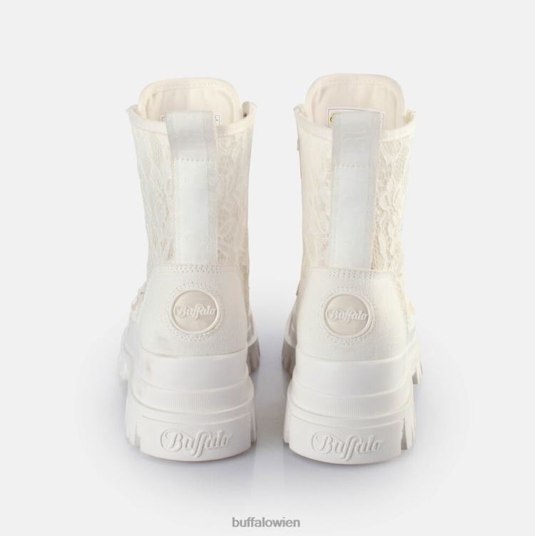 bei Buffalo aspha com2 Stiefel vegan Weiss 0FX4887 |Stiefel