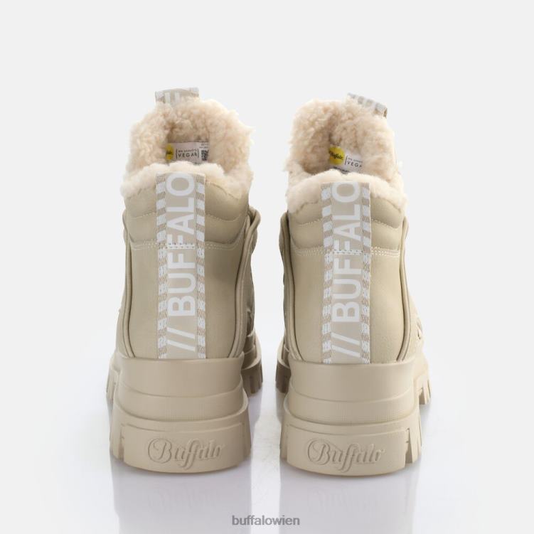 bei Buffalo aspha nc mittelwarmes veganes Nubuk Beige 0FX48684 |Stiefel