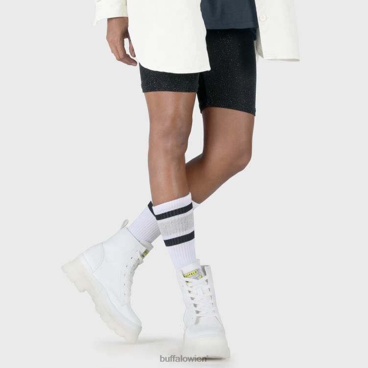 bei Buffalo aspha rld Halbstiefel vegan Weiss 0FX48360 |Stiefel