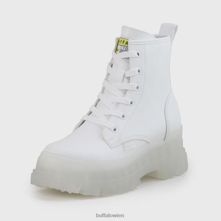 bei Buffalo aspha rld Halbstiefel vegan Weiss 0FX48360 |Stiefel
