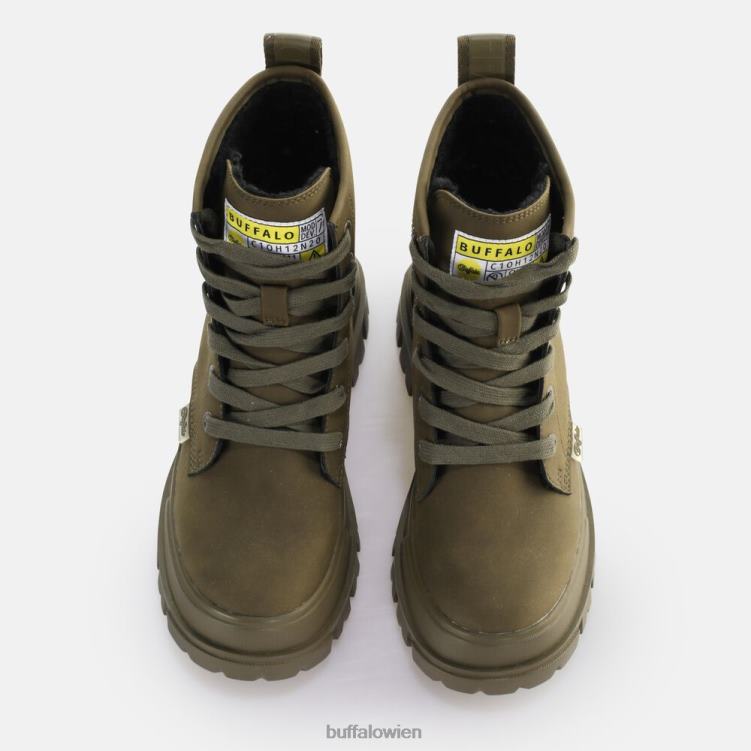 bei Buffalo aspha rld warm boot vegan Olive 0FX48609 |Stiefel