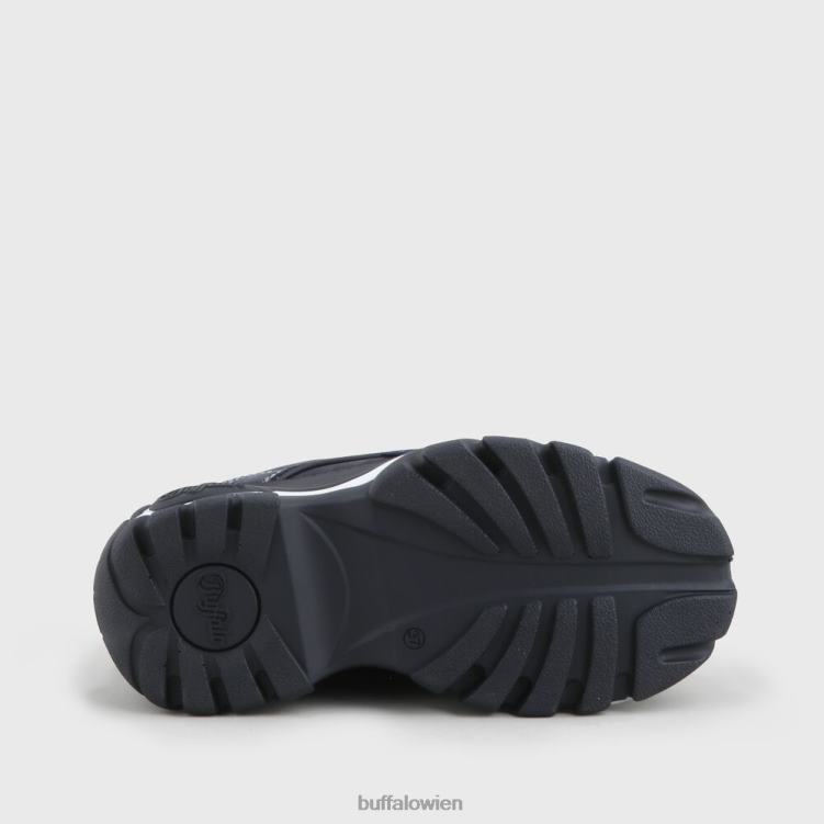 bei Buffalo klassisches, niedriges Nubukleder aus Marino Blau 0FX48924 |Stiefel