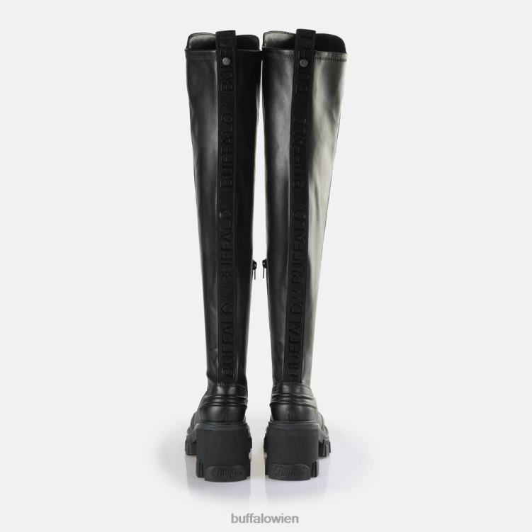 bei Buffalo Aufruhr wegen Boot Vegan Schwarz 0FX48563 |Stiefel